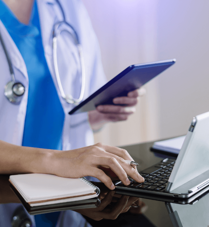 woman calculating medical bill