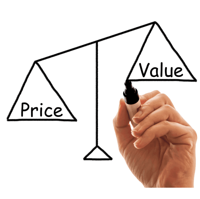 value over pricing drawing