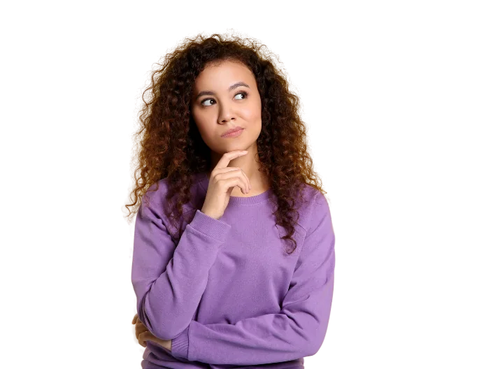 woman thinking questions